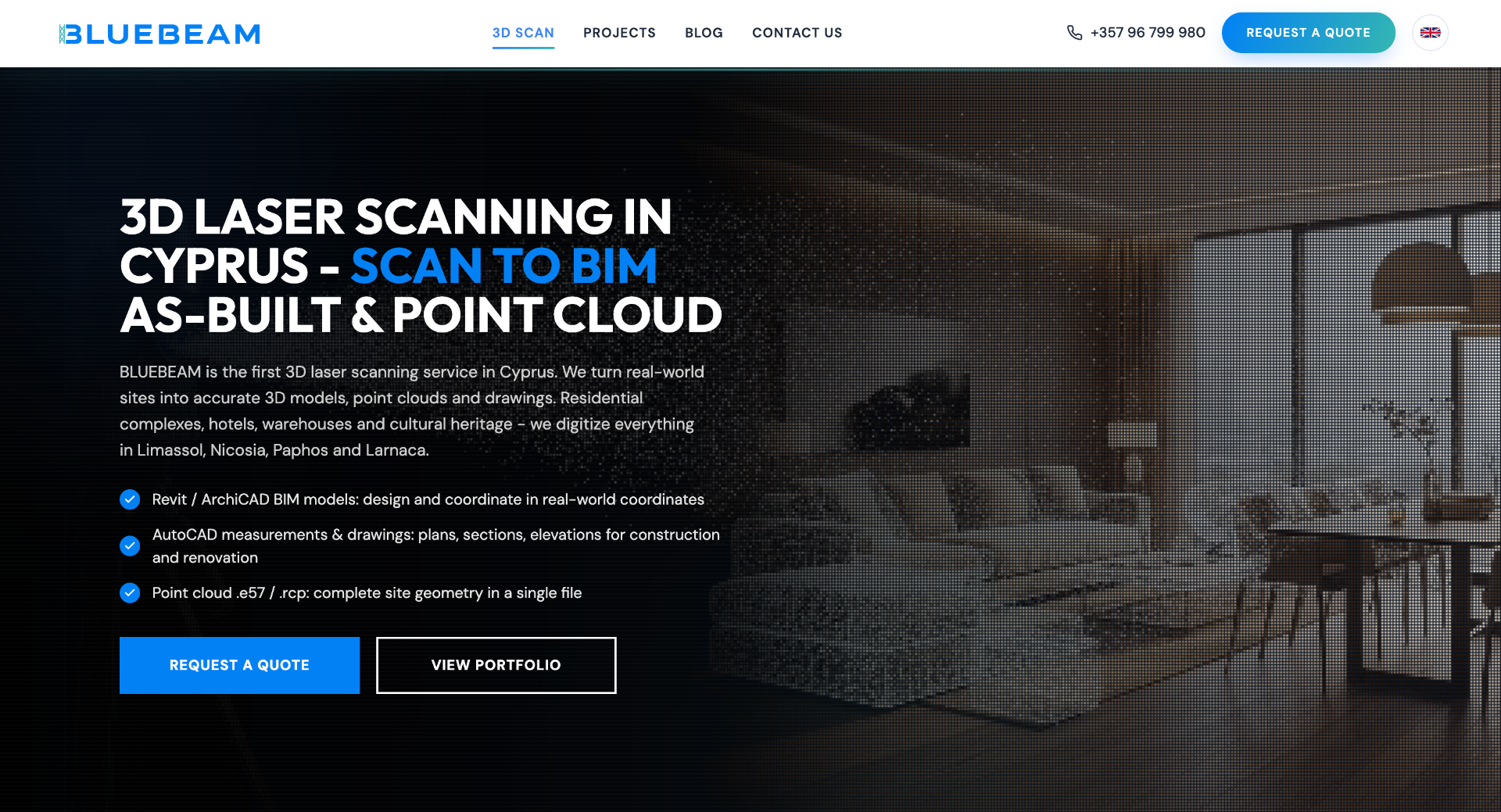 BLUEBEAM - 3D Laser Scanning Cyprus