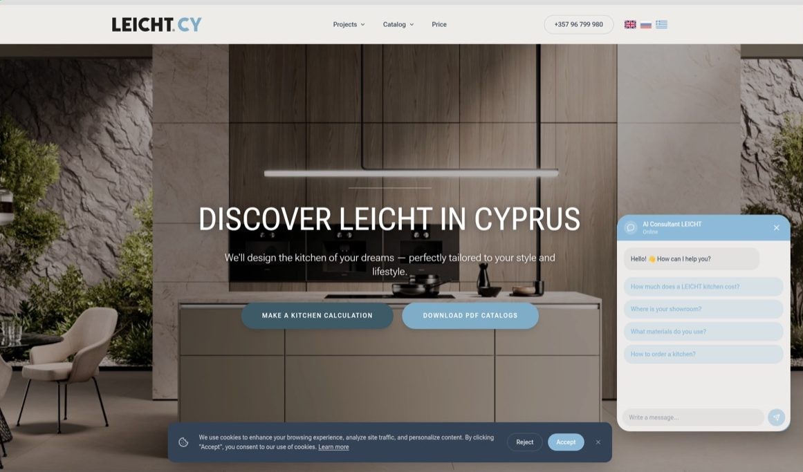 LEICHT Küchen Cyprus